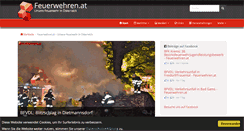 Desktop Screenshot of feuerwehren.at